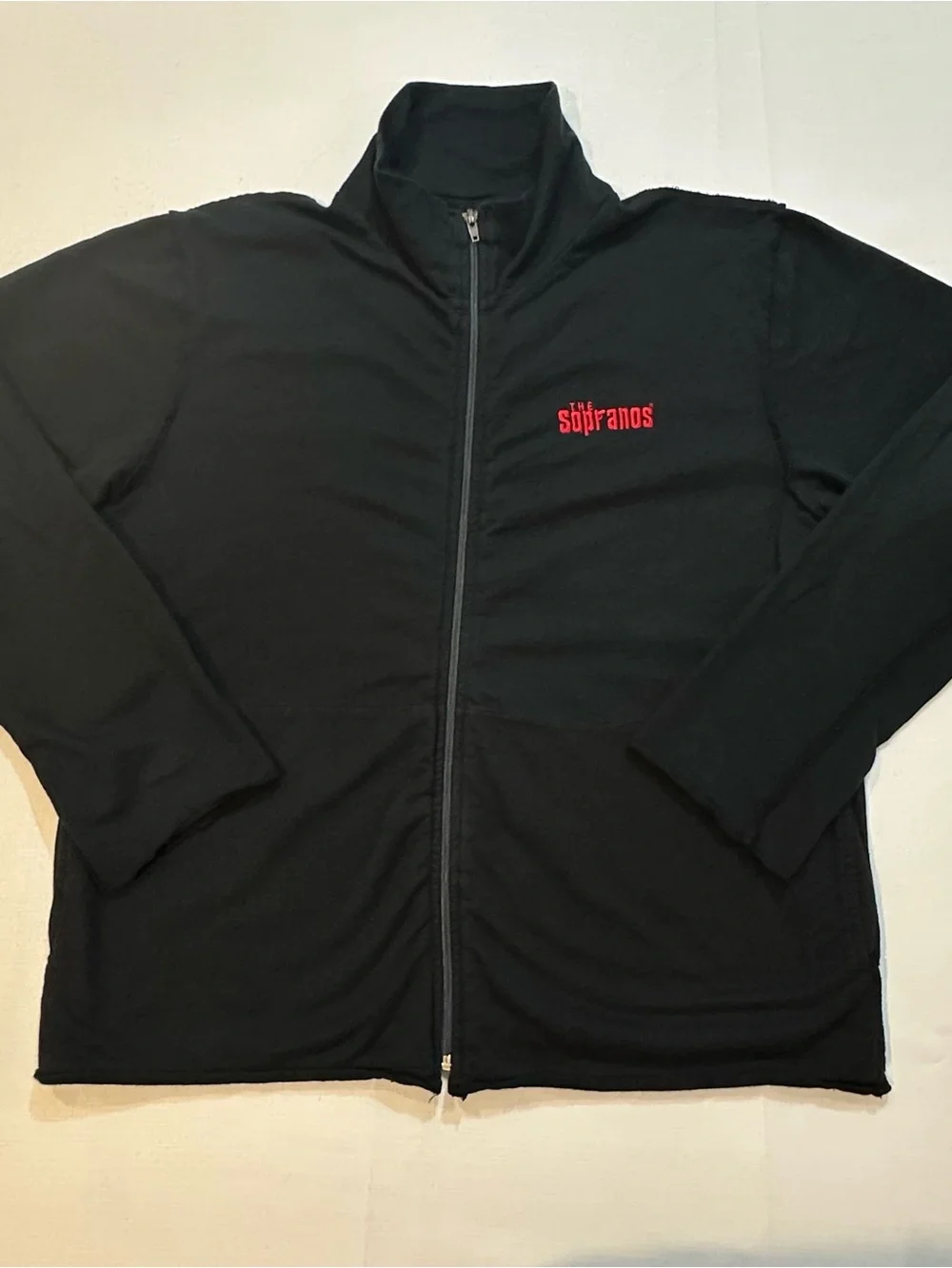 The Sopranos HBO Zip Track Jacket Large Made USA